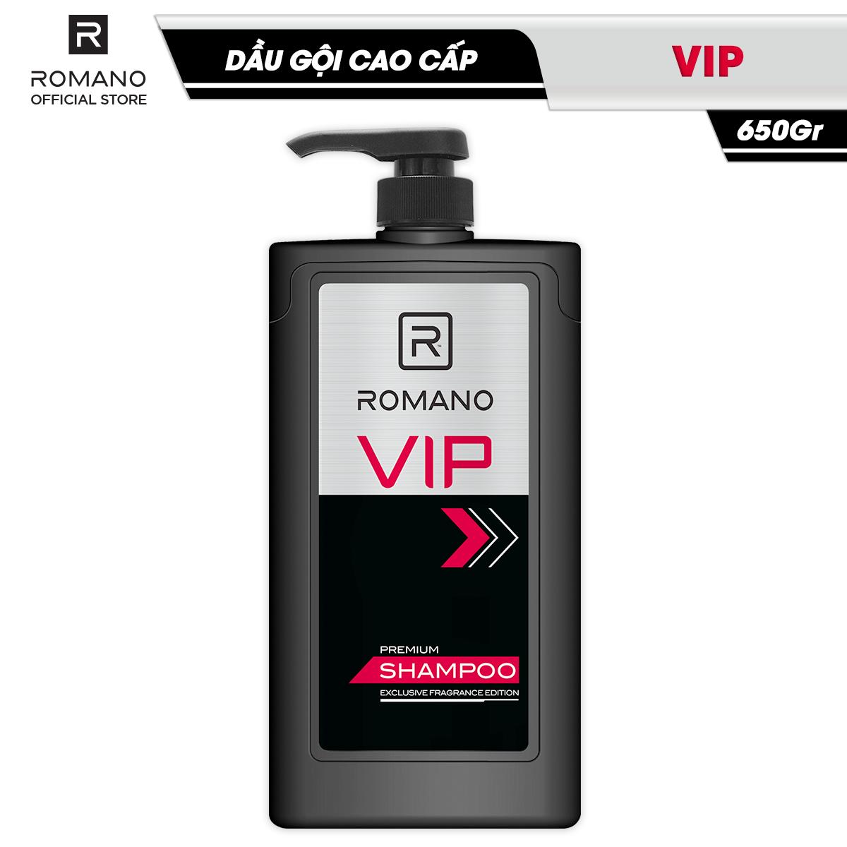 [HCM]Dầu gội Romano VIP 650g