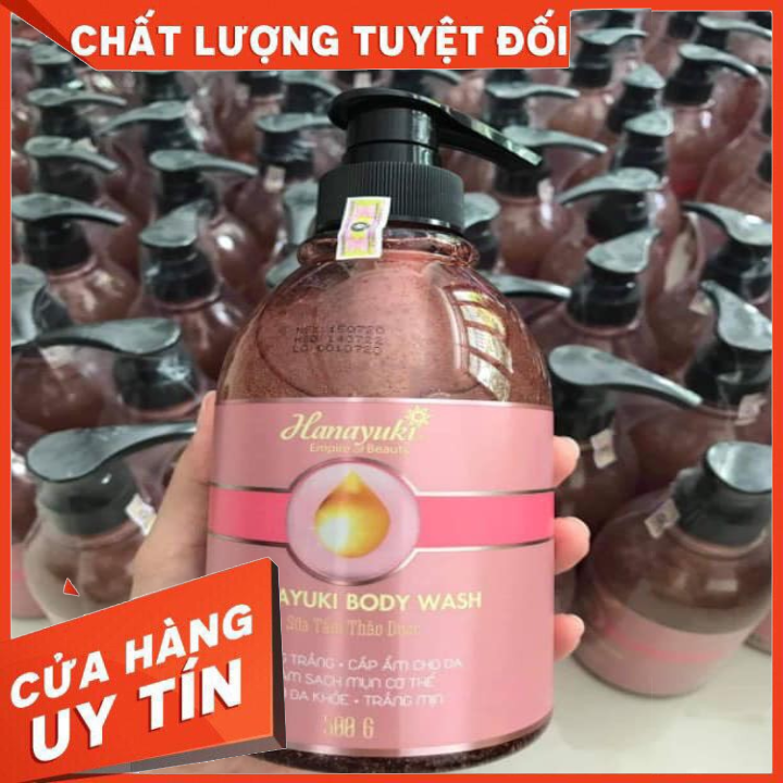 Sữa tắm hanayuki dưỡng da dịu nhẹ-hanayuki body wash- sữa tắm hana