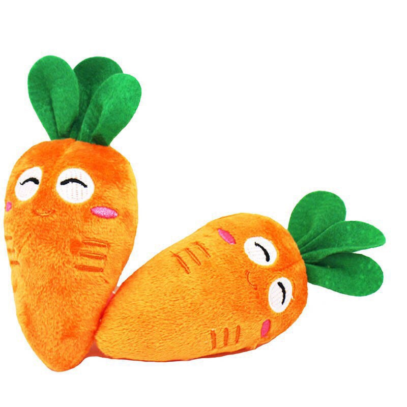 Đồ chơi củ cà rốt nhồi bông cho chó mèo