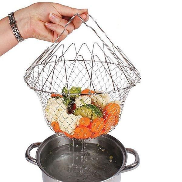 Rổ bếp chiên nhúng, vợt bếp chiên nhúng, rổ chiên rán đa năng