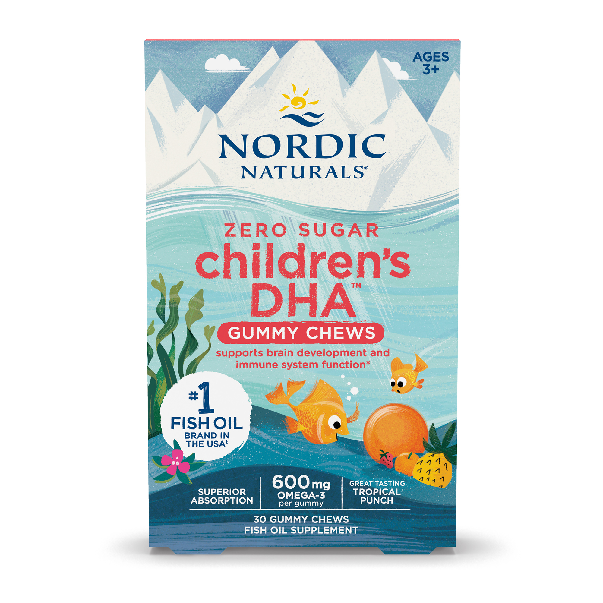 Nordic Naturals Children s DHA Gummies 30 viên kẹo dẻo
