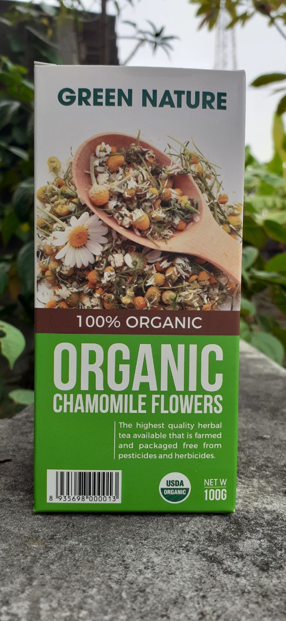 Hoa cúc la mã hữu cơ green nature 100gr