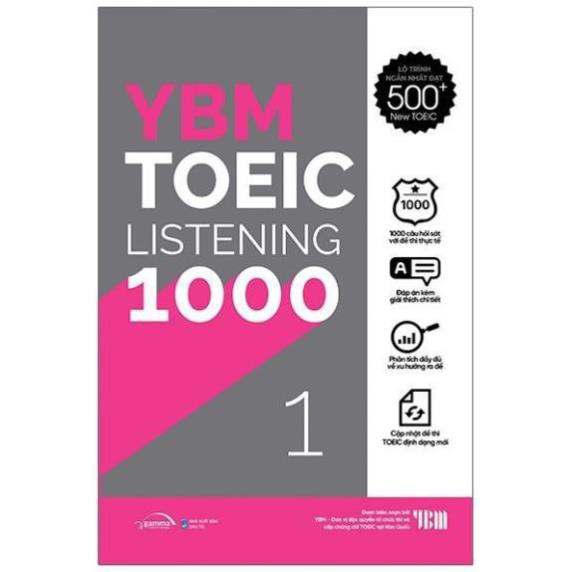Sách - ybm actual toeic tests lc 1000 - vol 1