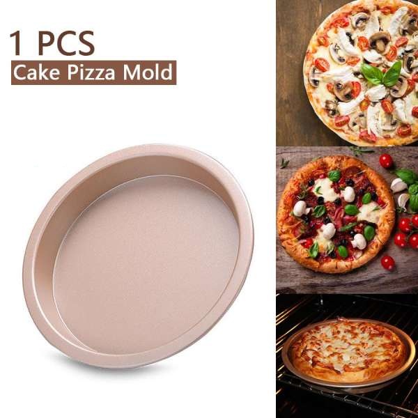 Khuôn bánh piza chống dính vàng 7inch