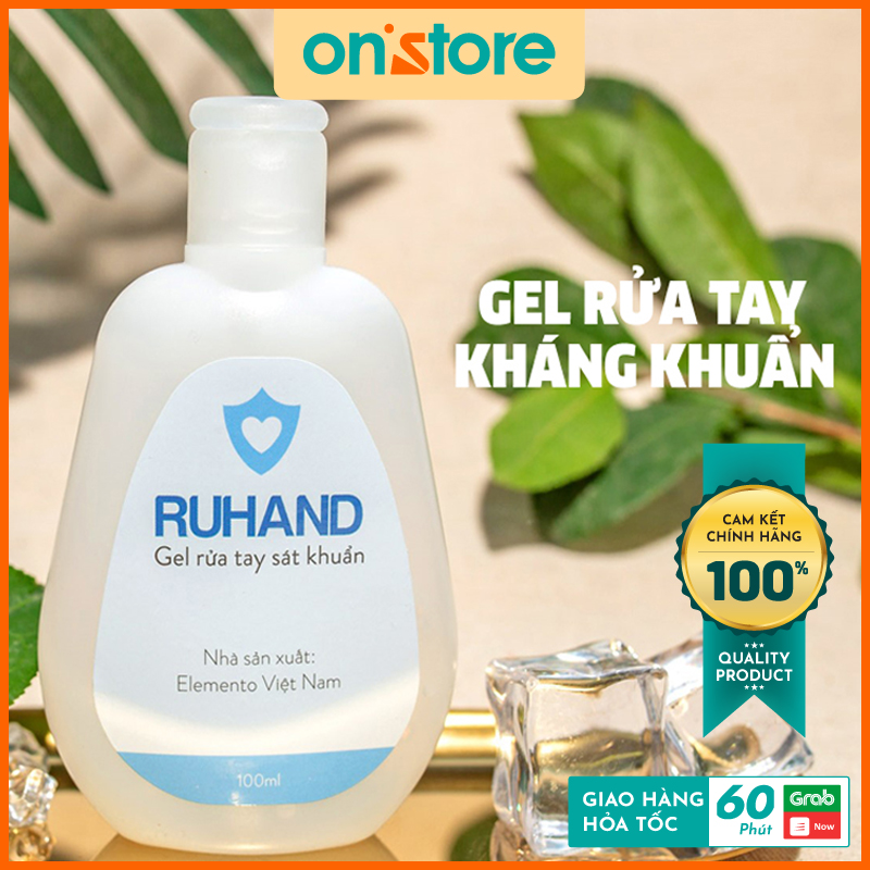 Gel nước rửa tay khô sát khuẩn ruhandgel sát khuẩn rửa tay khô nước rửa tay sát khuẩn bỏ túi gọn diệt khuẩn - 100ml nước rửa tay diệt khuẩn giá rẻ