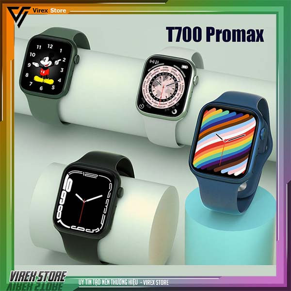 Đồng Hồ Thông Minh T700 Pro Max Có Kết Nối Bluetooth Chống Thấm Nước Hỗ Trợ Định Vị, Đồng Hồ T700 Promax Pin Trâu