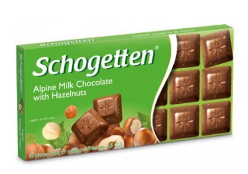 Socola hạt dẻ sản xuất tại đức schogetten 100g