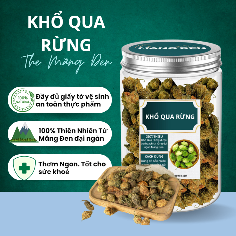 Trà khổ qua rừng măng đen 250gr đặc sản the măng đen kon tum