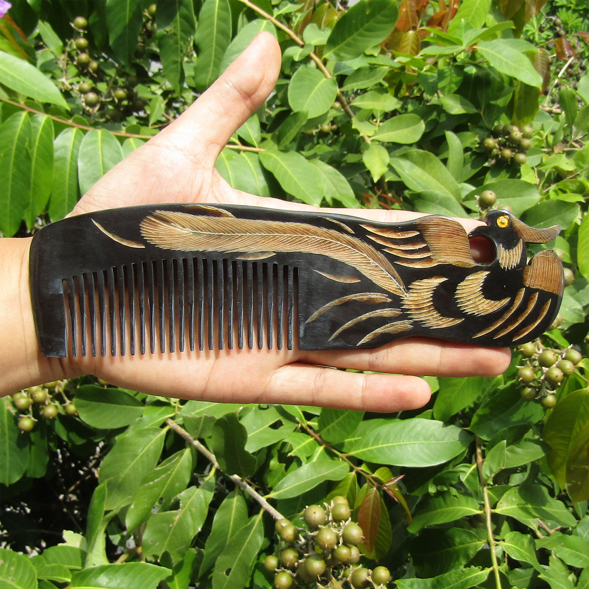 Lược Sừng Trâu Phượng Đen