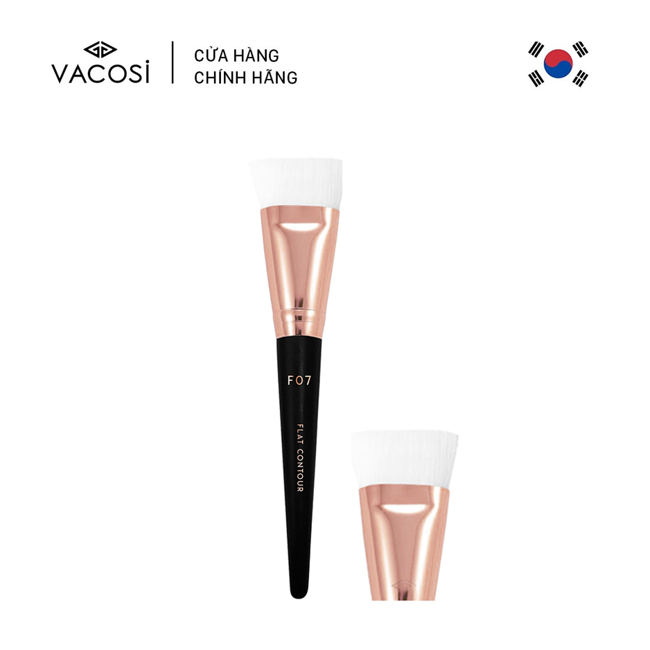 Vacosi Cọ Tạo Khối Flat Contour Brush F07