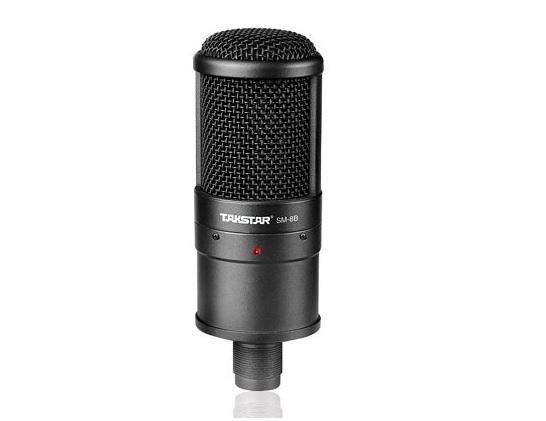 Micro Thu Âm Takstar Model SM-8B, mic hát karaoke, Mic không dây, mic hat live tream