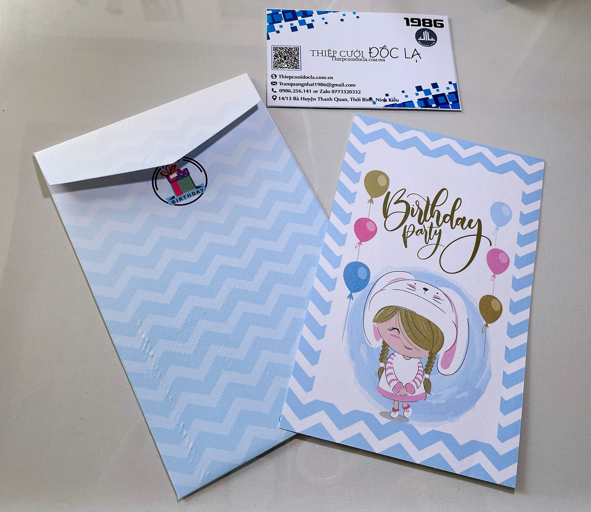 Thiệp Thôi Nôi, Sinh nhật, Đầy tháng Bé Gái (50 thiệp có in nội dung)