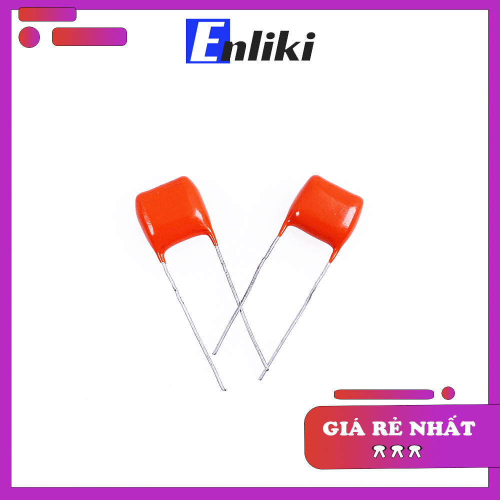 Tụ 1uf 105 63v philips màu cam 7.5mm