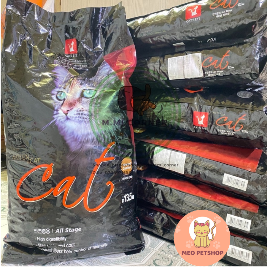 Ạt Cat's Eye - Cateye thức ăn hạt khô cho mèo túi 1Kg