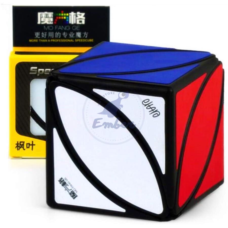 Rubik qiyi ivy cube rubic biến thể lá phong viền đen