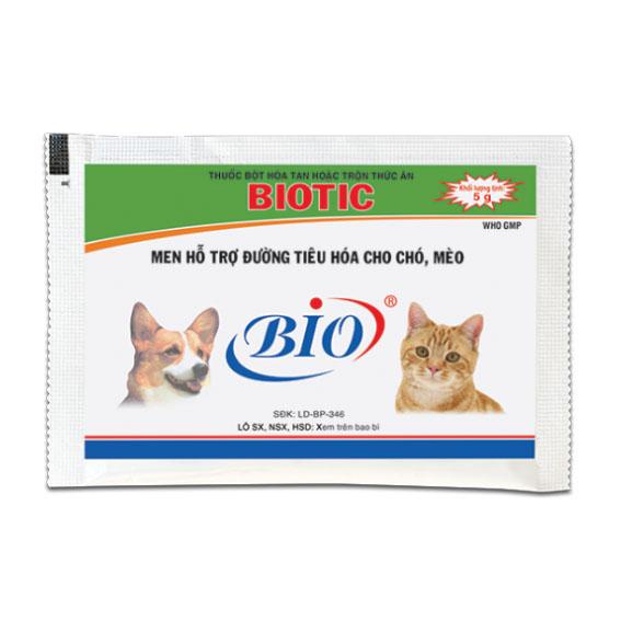 Biotic men vi sinh hỗ trợ tiêu hóa trị tiêu chảy cho chó mèo