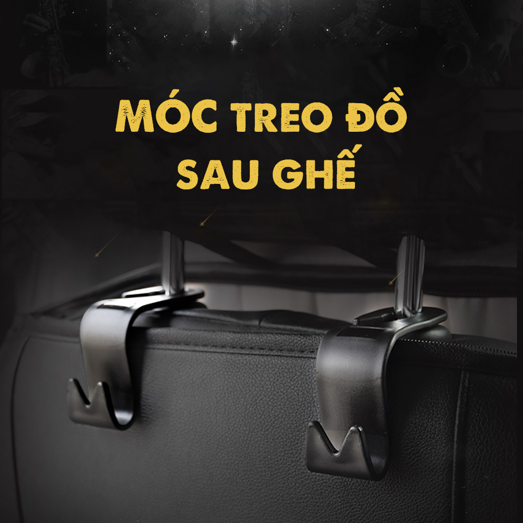 Móc Treo Đồ Giá Rẻ Gắn Sau Ghế Ô Tô Xe Hơi Tiện Lợi