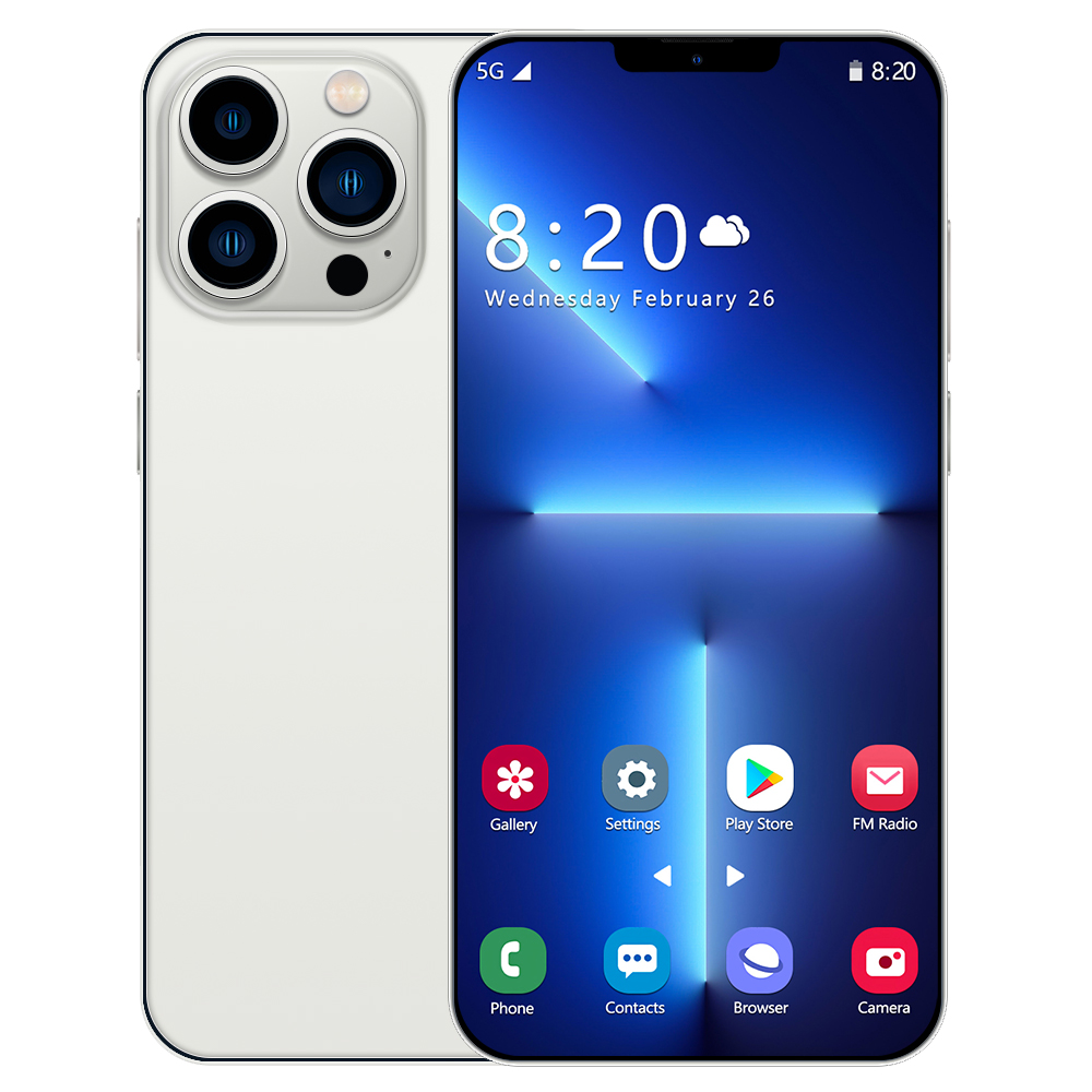 lphon 13 promax chính hãng Điện thoại thông minh màn hình 6.1 inch Full HD Điện thoại hai sim 1 + 8GB Bộ nhớ Điện thoại di động 5.0 + 3.0MP Camera HD Pin 3000mAh Android Điện thoại di động Murah gốc