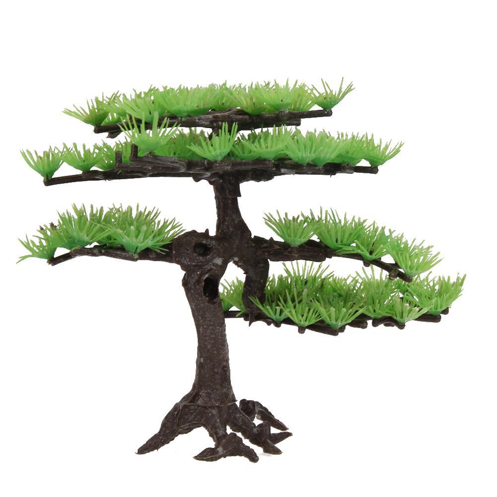 Cây BONSAI nhựa trang trí hồ cá cảnh - cây trang trí bể cá