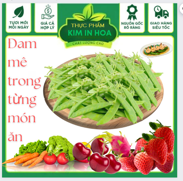 Trái Đậu Hà Lan( Đậu Bo) Ngon Ngọt Dùng Để xào ăn lẩu