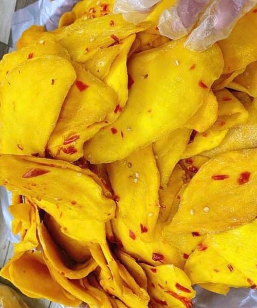  1kg Xoài Sấy Dẻo Muối Ớt Mềm Không Sơ- Chua Ngọt Cay - Thèm Thèm 