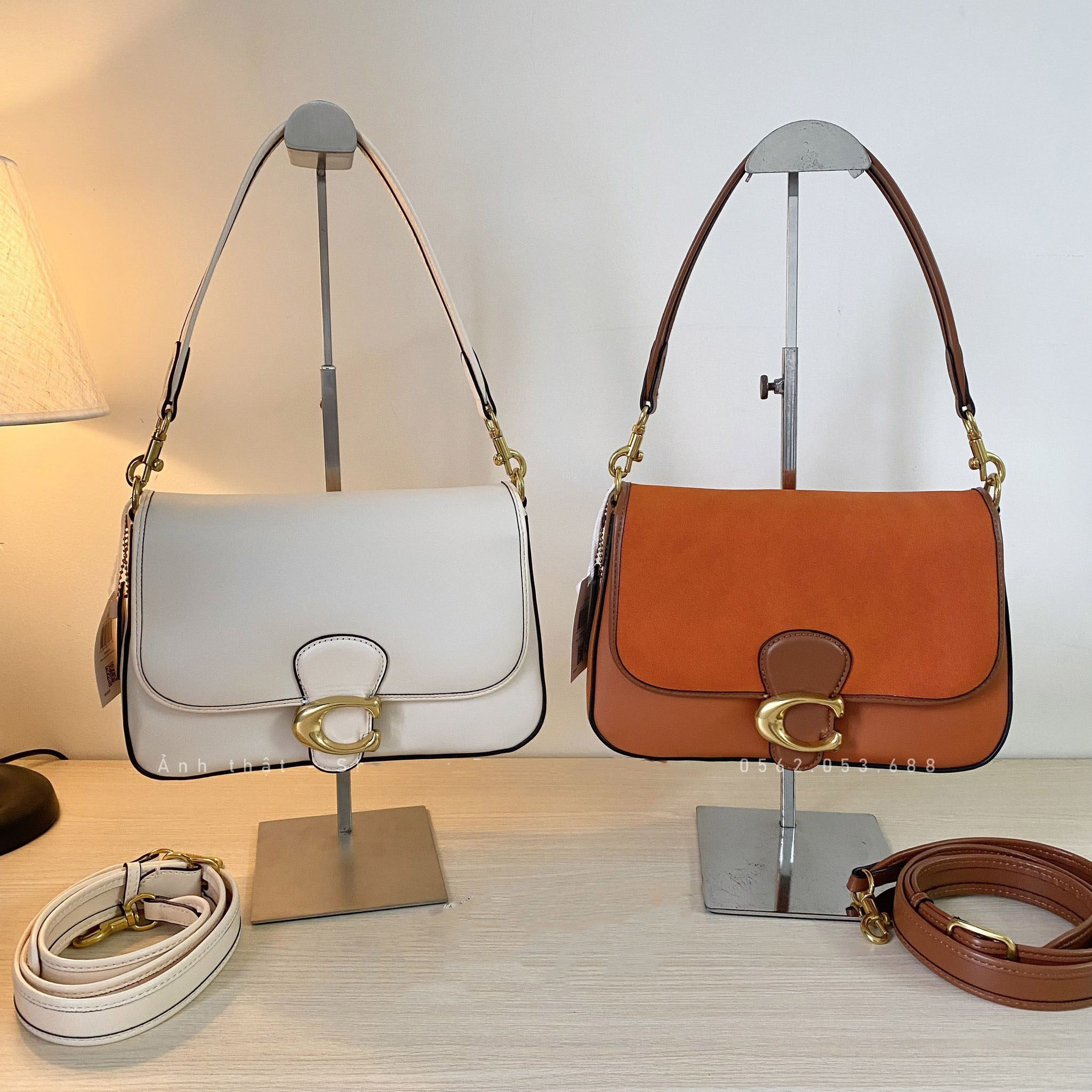 Túi kẹp nách nữ CO fullbox da mịn size 26CM