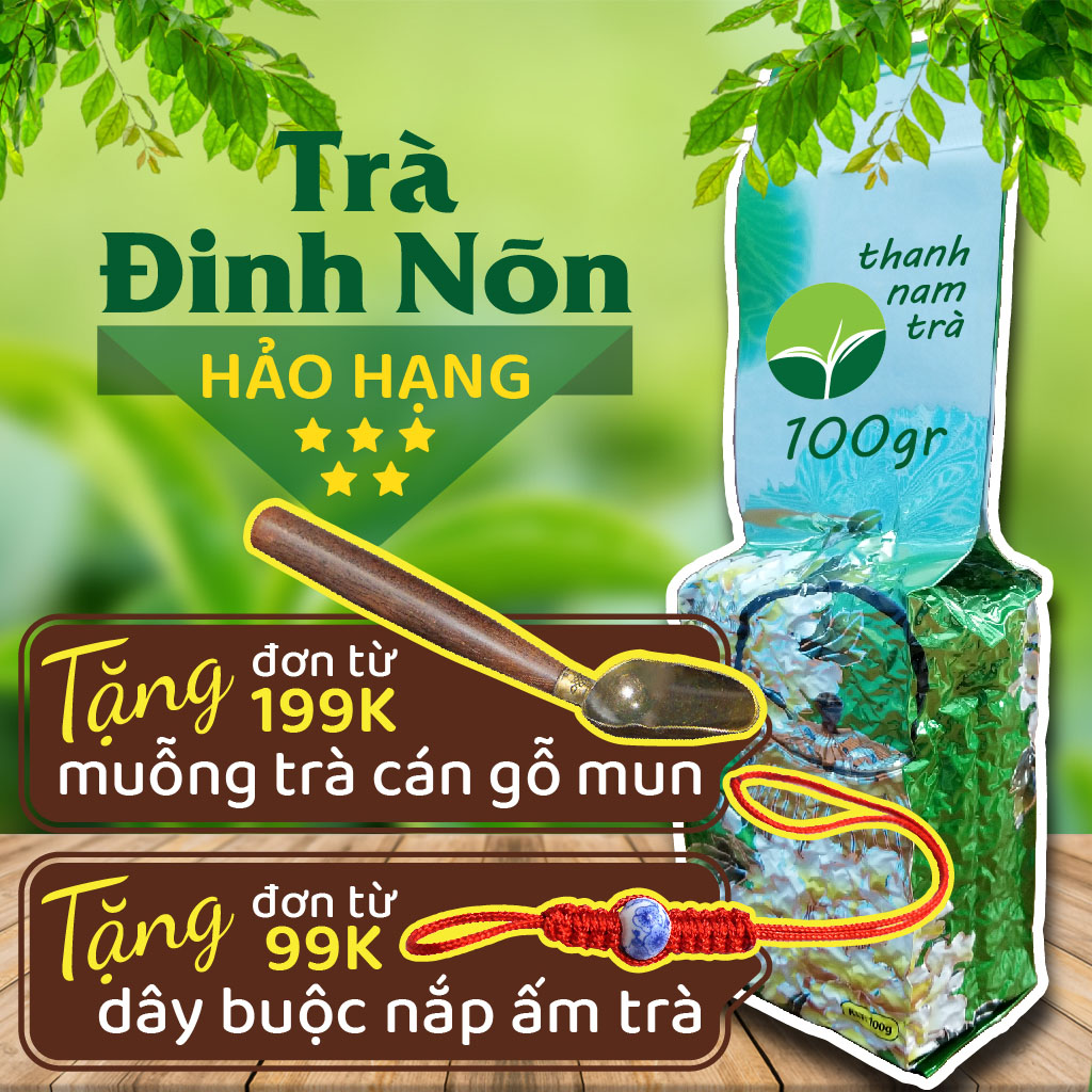 Trà đinh nõn hảo hạng 100g chè Thái Nguyên Tân Cương trà xanh đặc sản trà bắc trà mạn, bảo hành 6 tháng đổi trả