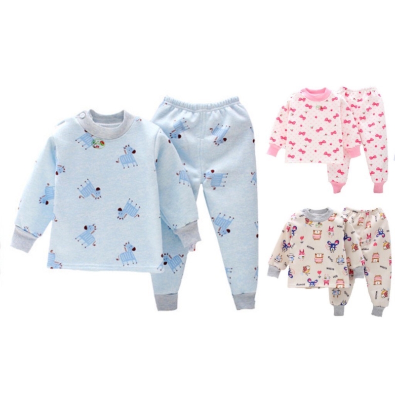 Bộ nỉ bông QATE01 cho bé trai và bé gái