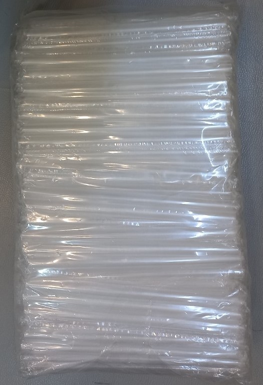 Ống hút trong - phi 6 có màng bọc -túi 500g