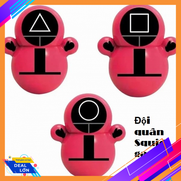 Lật đật mini , lật đật mô phỏng nhân vật squid games - lật đật mô hình trò chơi con mực 2021 cho mọi lứa tuổi