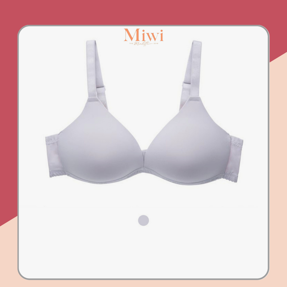Áo ngực không gọng đệm dày su đúc Miwi B169