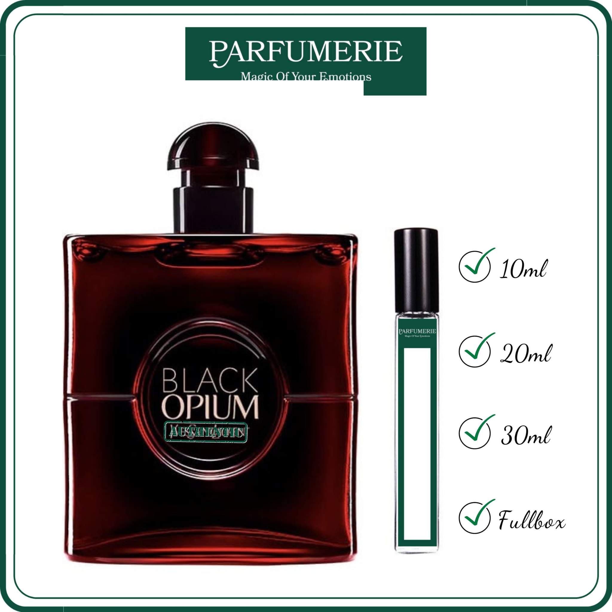   Authentic  Nước hoa chiết Black Opium Over Red EDP hương thơm quyến rũ gợi cảm 