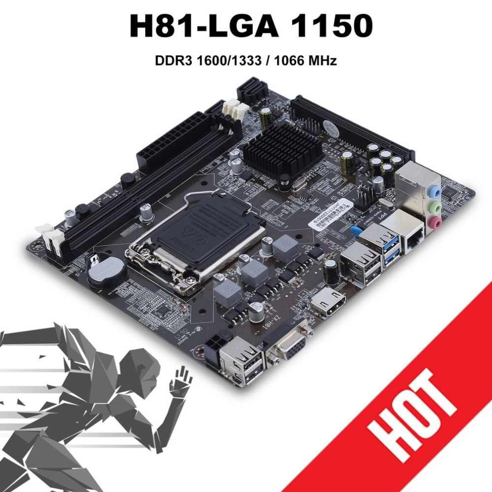Bo mạch chủ main h81 lga 1150 ddr3 ram sata2 cho core i3 i5 i7 bảo hành chính hãng 36 tháng