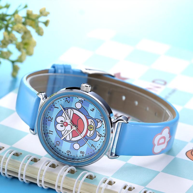 Đồng hồ kim trẻ em hình doraemon nhiều màu giá tốt decoshop68 W08
