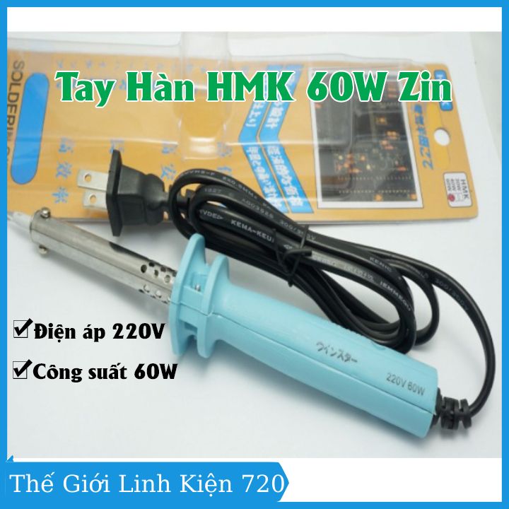 Tay hàn, mỏ hàn hmk 220v 60w zin