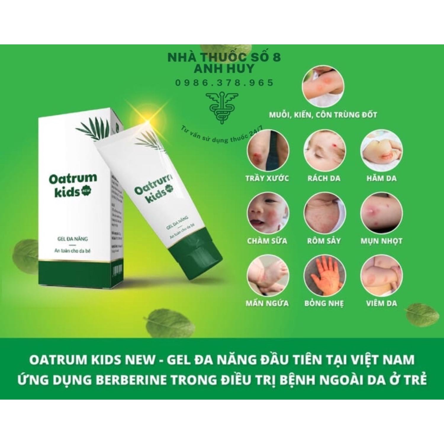 ɡel đa năng Oatrum kids 20g