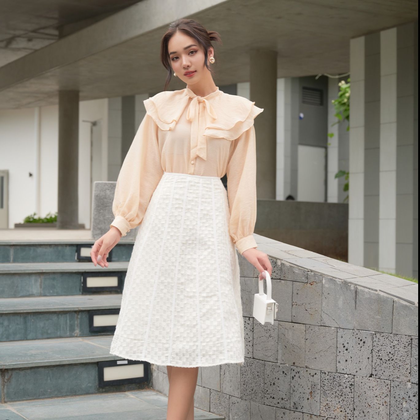 Olv - chân váy della midi skirt
