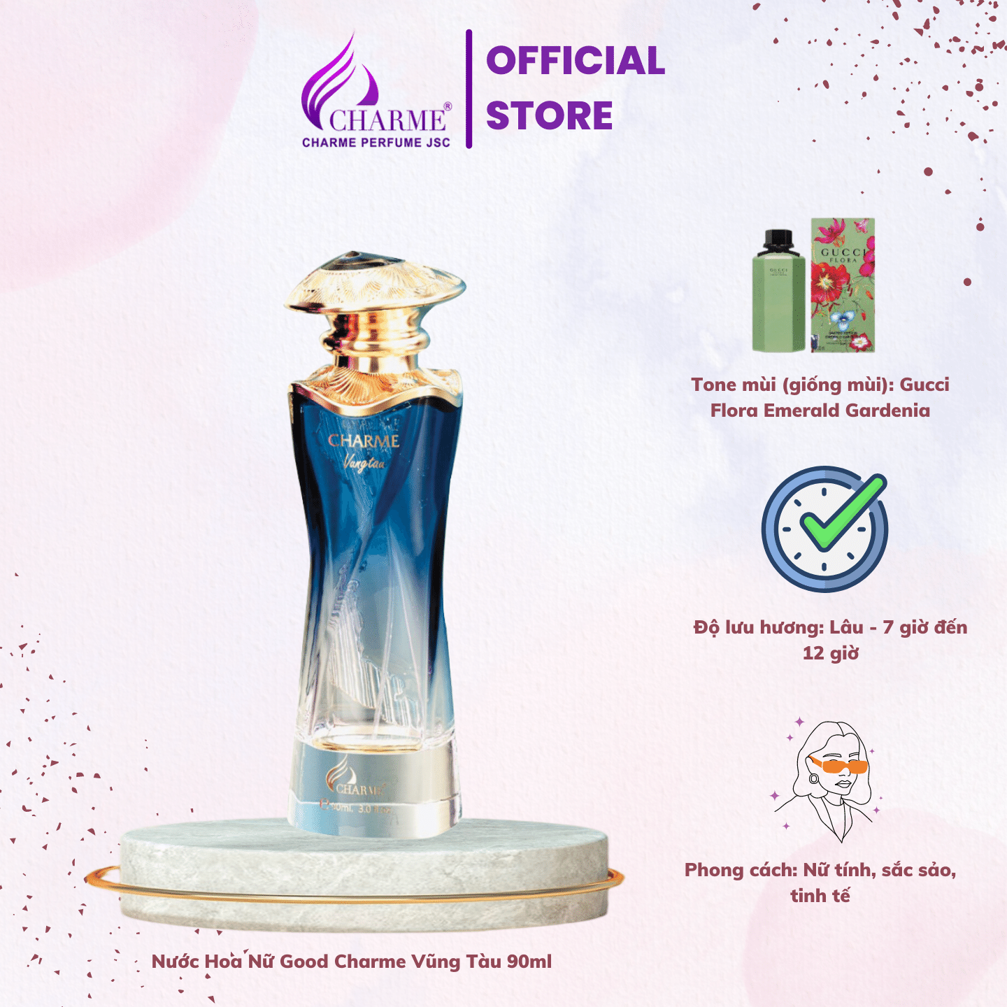 Nước hoa nữ good charme vũng tàu 90ml