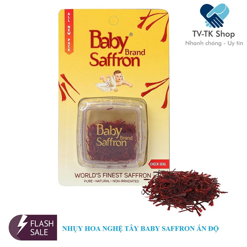 [Tặng Kèm Quà] Nhụy hoa nghệ tây Baby Brand Saffron Ấn Độ Chính Hiệu 1g