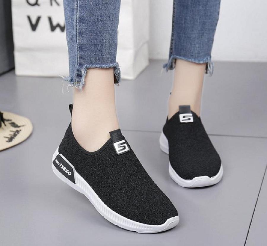 Giày lười chất tuyết xa nữ mới 2018 phong cách Hàn Quốc Verygood Ha Noi