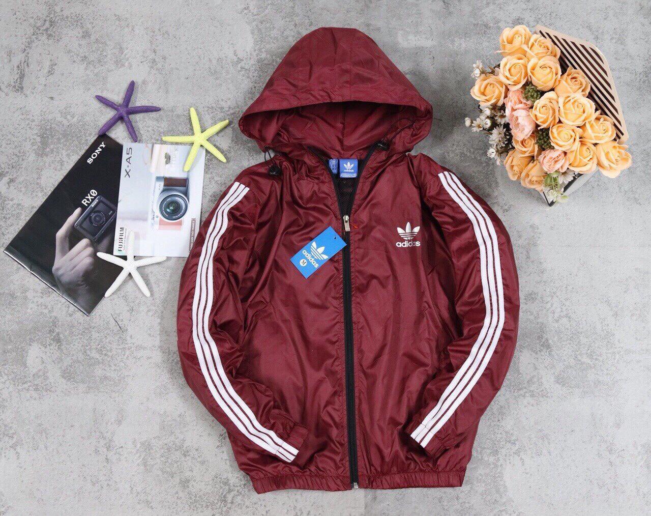 [HCM]Áo Khoác Gió/ Áo khoác Nam chống Mưa 2 lớp-Adida