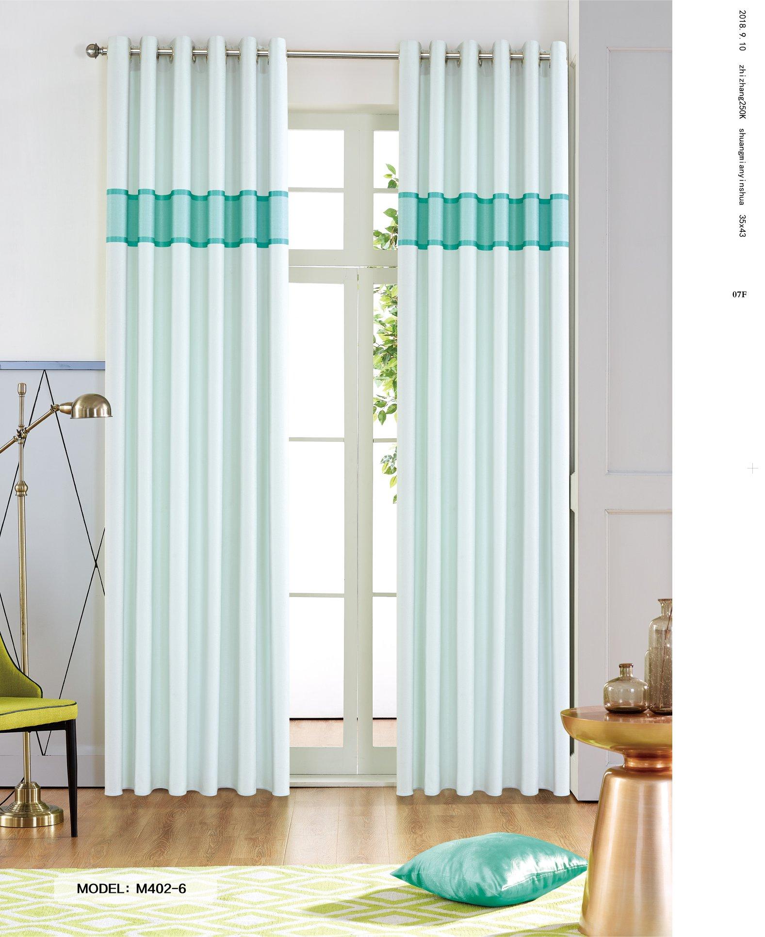 [HCM]Rèm Cửa Chống Nắng Giảm Nhiệt Cách Âm Trơn HQ - Hoàng Yên - Tuỳ chọn kích thước từ 150cm đến 350cm - Mẫu 402-6 (Xanh Lam) - Kiểu may Khoen Ore - Nhiều Màu Để chọn - Vải dày mịn và đẹp - Có may theo kích thước yêu cầu