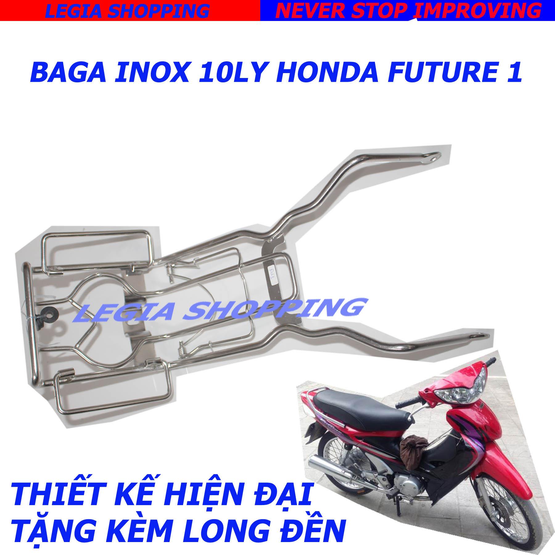 BAGA INOX - DÀY 10 LY GẮN XE HONDA FUTURE 1 ĐỜI ĐẦU
