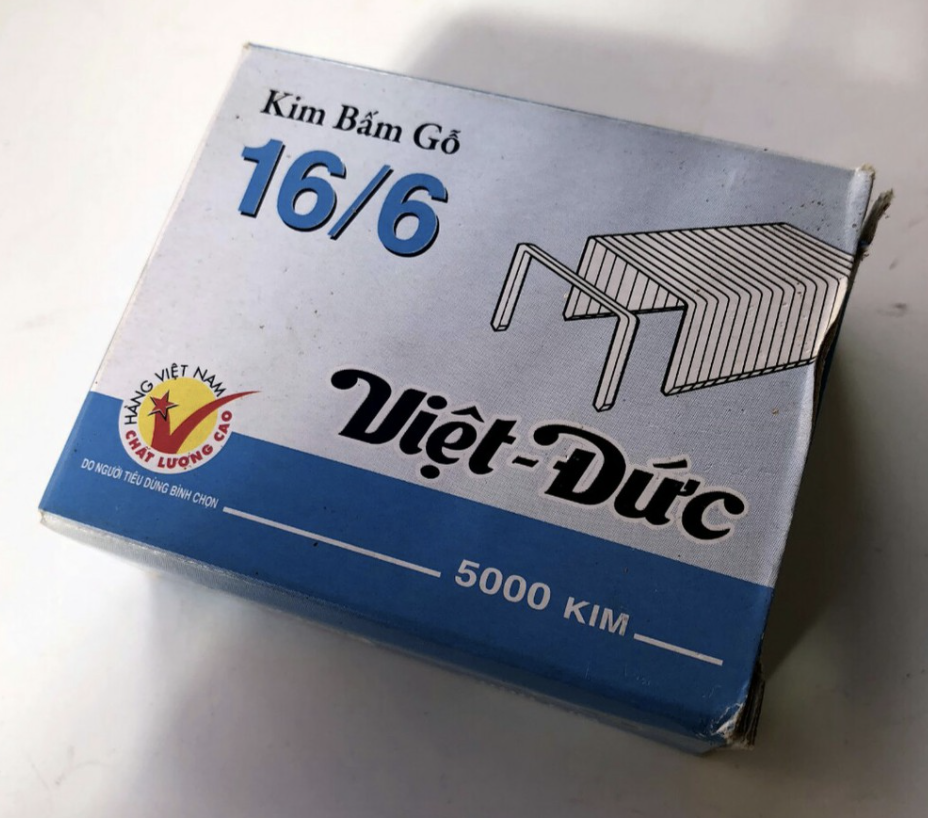 Ghim bấm gỗ 16/6 Việt Đức 5000 kim