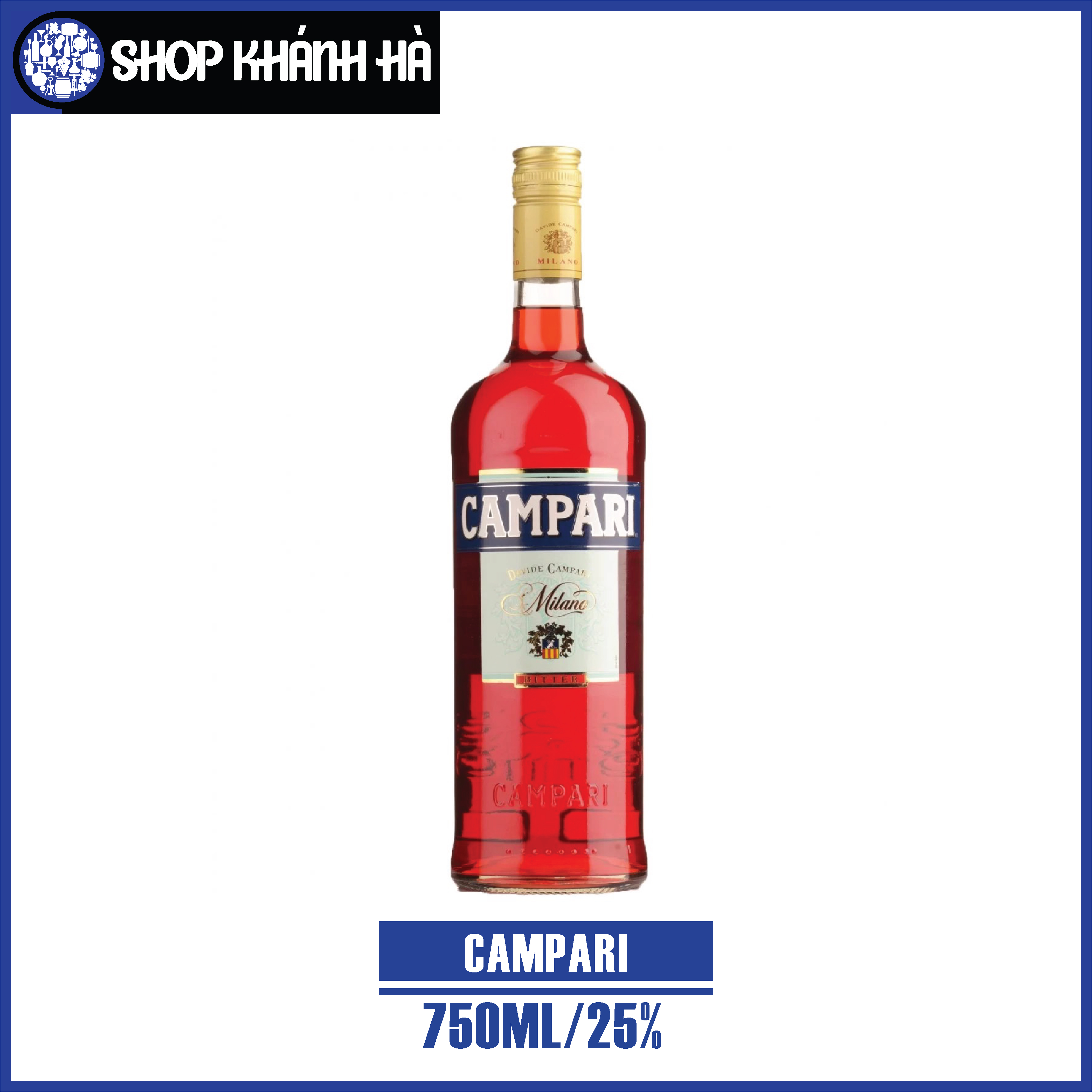 [Shop Khánh Hà] CAMPARI - CHAI/750ML - 25