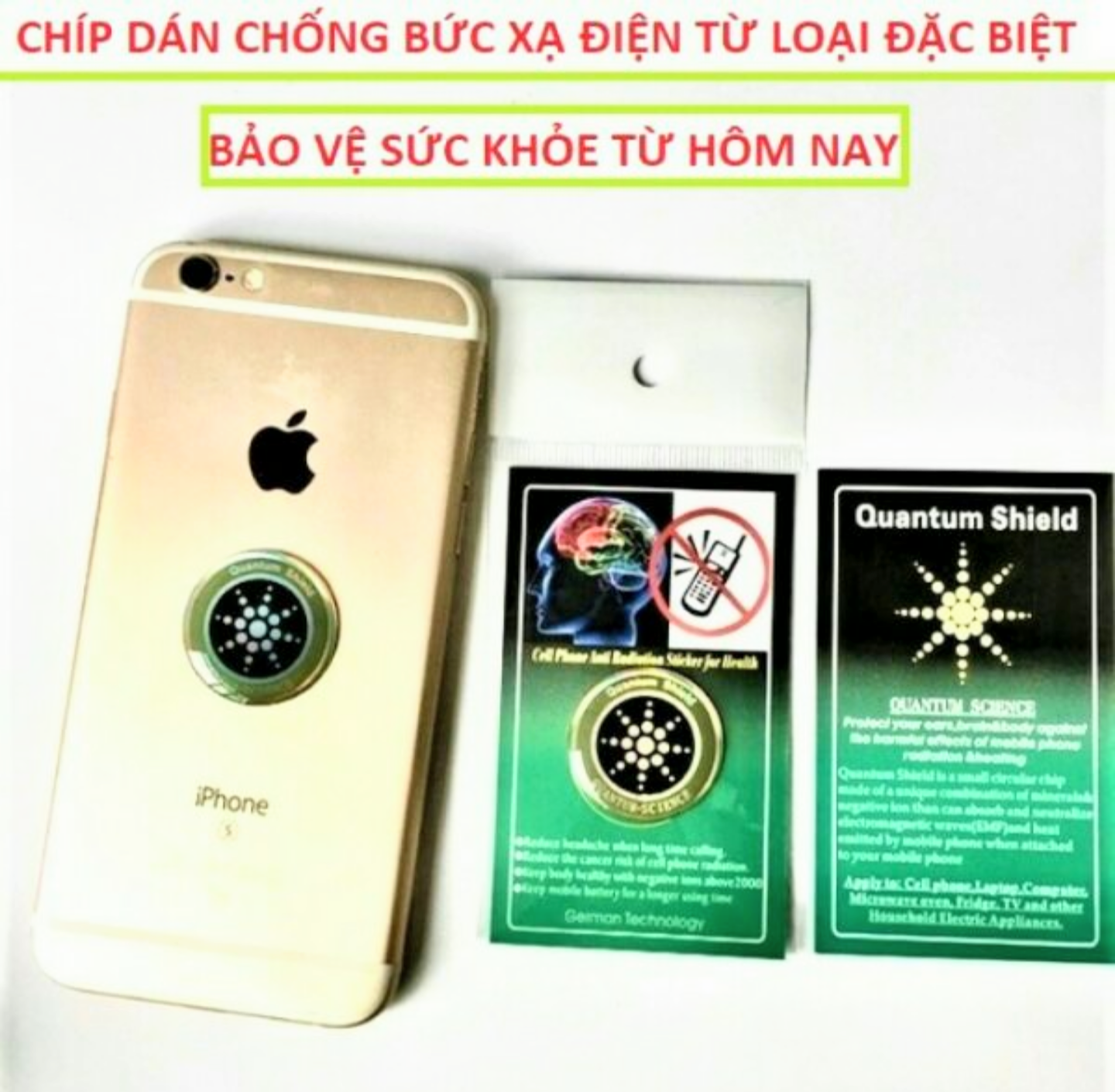 Chíp dán tách sóng điện từ điện thoại chất lượng an toàn cho các bạn