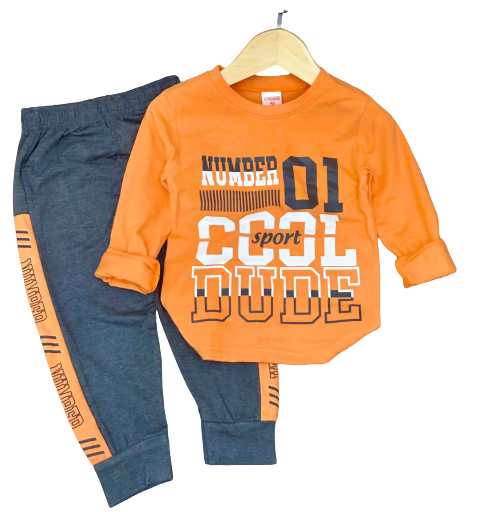 Bộ tay dài thun borrip mặc ngủ xuất khẩu dày, mịn dành cho bé trai size đại từ 20-40kg [Midu Shop]. Màu ngẫu nhiên.