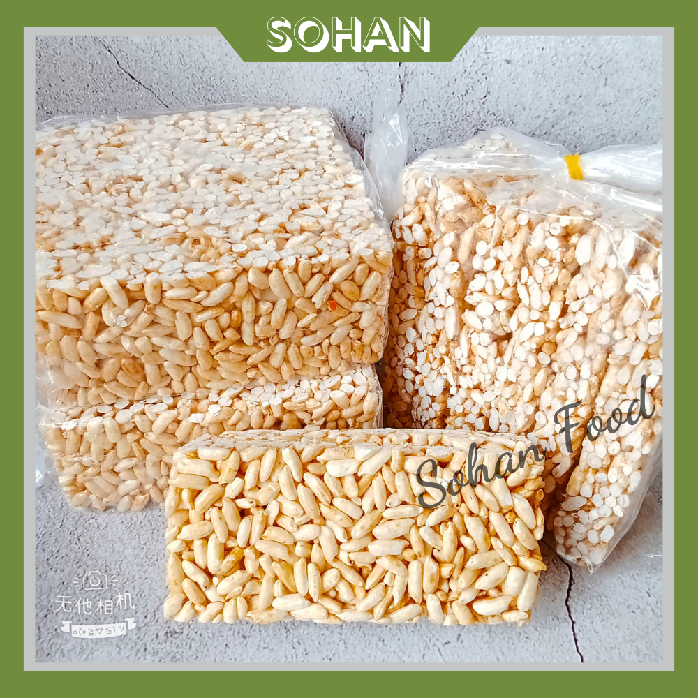 Bỏng phên, bỏng gạo mật mía món ngon tuổi thơ - sohan food