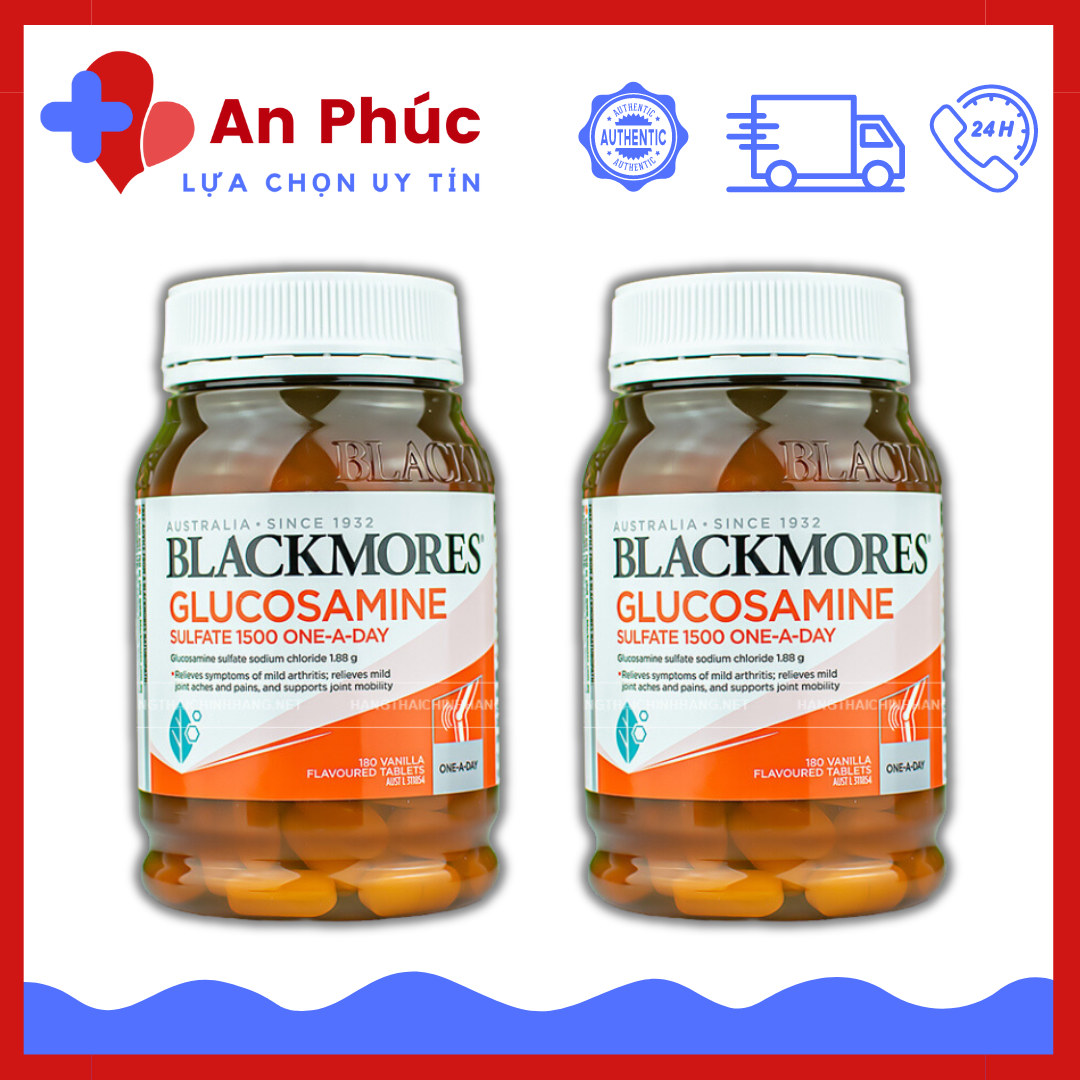 Blackmores Glucosamine 1500mg 180 viên của Úc, Viên bổ xương khớp Glucosamine Blackmores