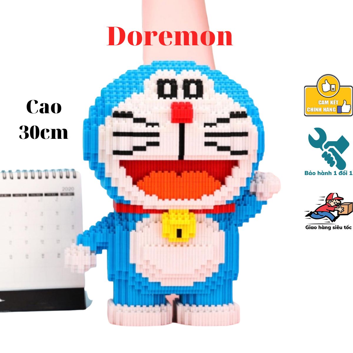 Leg0 doreemon side set assembly toy 30cm leg0 doomon magic of leg0 building brain teaser children-squirrel shop 2023